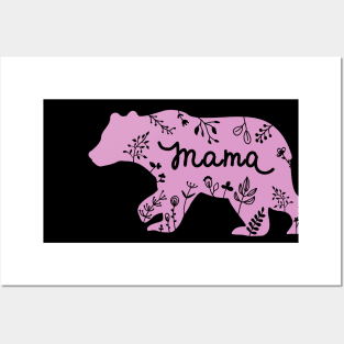 Womens Best mama bear ever Mother's Day, Mom, Mami! family mothers day Posters and Art